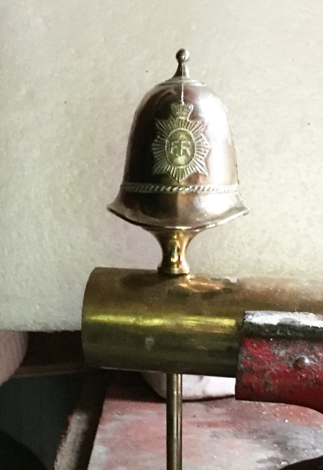 Policeman's Helmet Tiller Pin (image for) Policeman's Helmet Tiller Pin